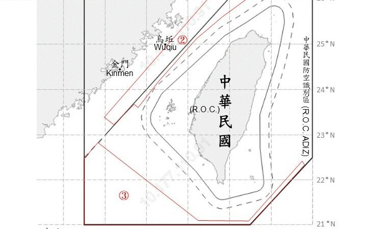 共機21架次擾台！13架次越中線 共艦、公務船共15艘出沒