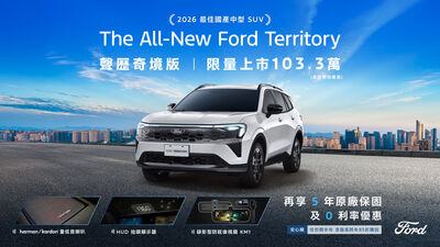 103.3萬起！台灣「福特Territory主力休旅」推全新特仕車 多送3大配備