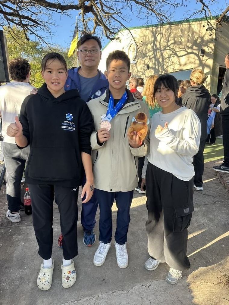 蘇柏陵公開水域世青少奪銅寫紀錄 教練看好未來性